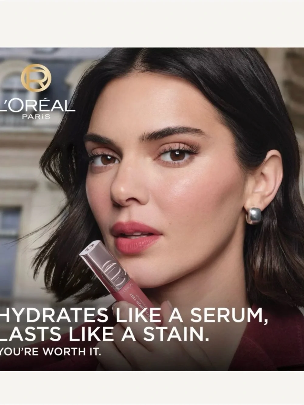 L’Oreal Hyaluron Tint Lip Stain Serum — 680 Nude Espresso